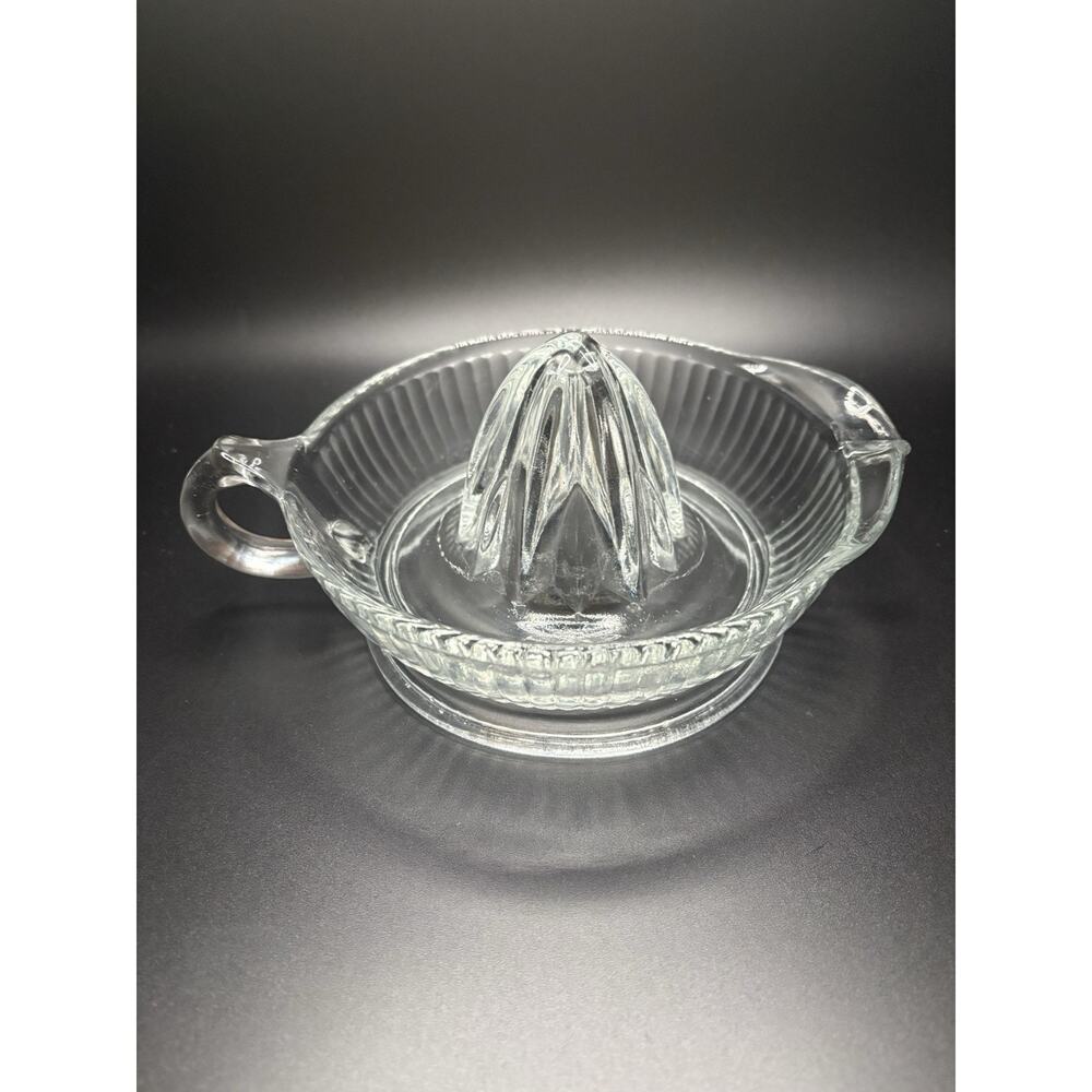 Vintage Anchor Hocking Clear Glass Juicer
